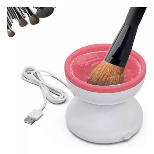 Limpiador electrico de brochas para maquillaje